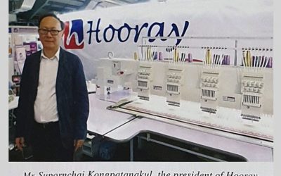 Strong sales of Hooray embroidery machines in Myanmar and elsewhere