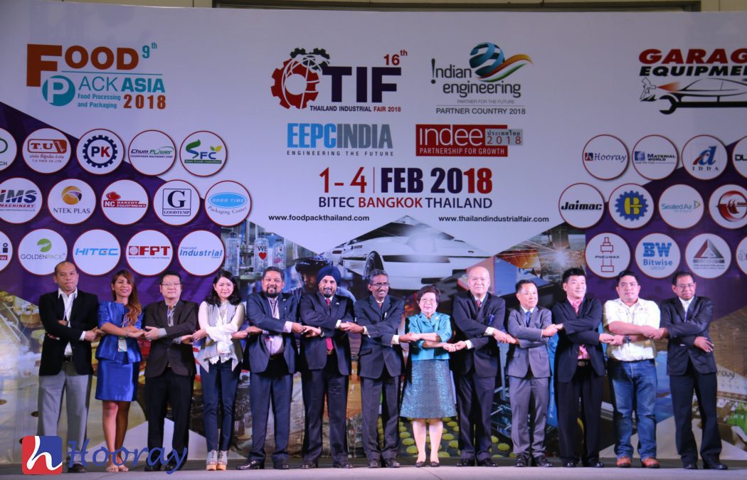 จักรปัก ฮูเรย์ ร่วมสนับสนุน Thailand Industrial Fair 2018